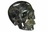 Realistic, Carved Smoky Quartz Crystal Skull #151171-2
